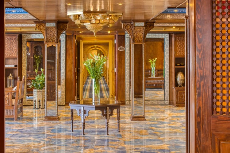 Lobby of the S.S. Sphinx Nile Cruise Nile cruise